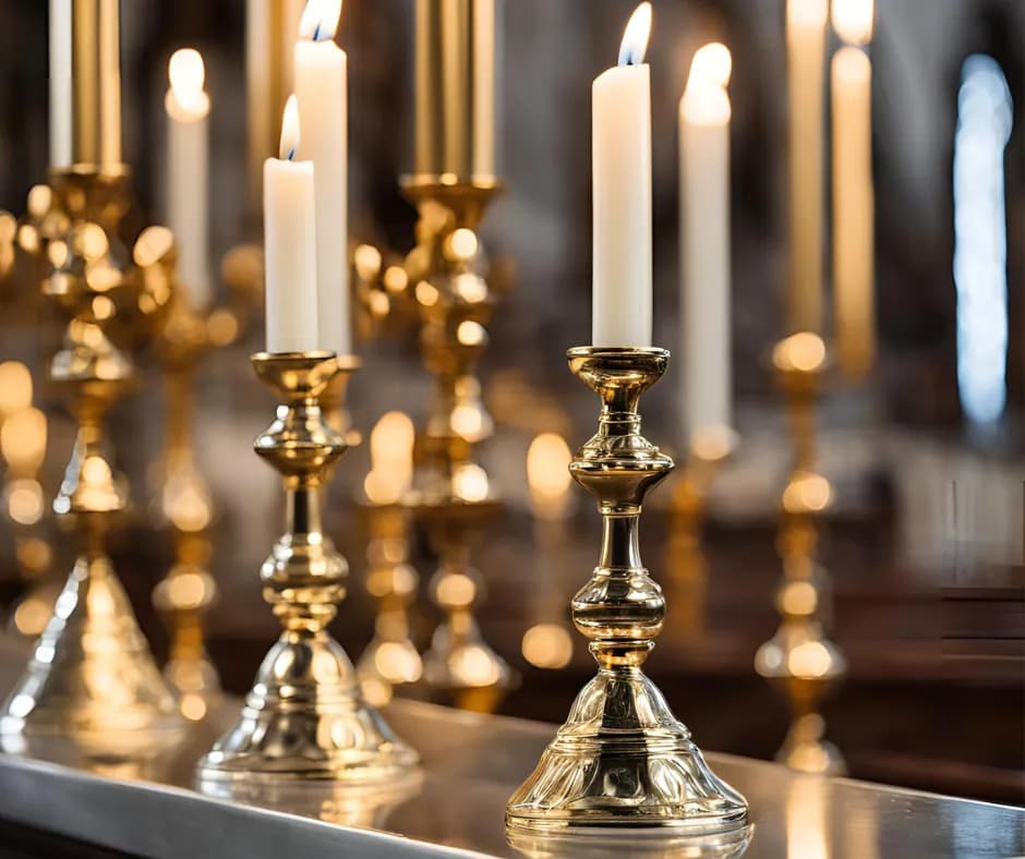 Co symbolizują świece na ołtarzu i ich znaczenie w liturgii