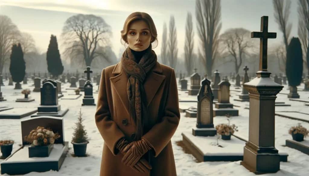 Jak się ubrać na pogrzebie zimą, aby być eleganckim i ciepłym